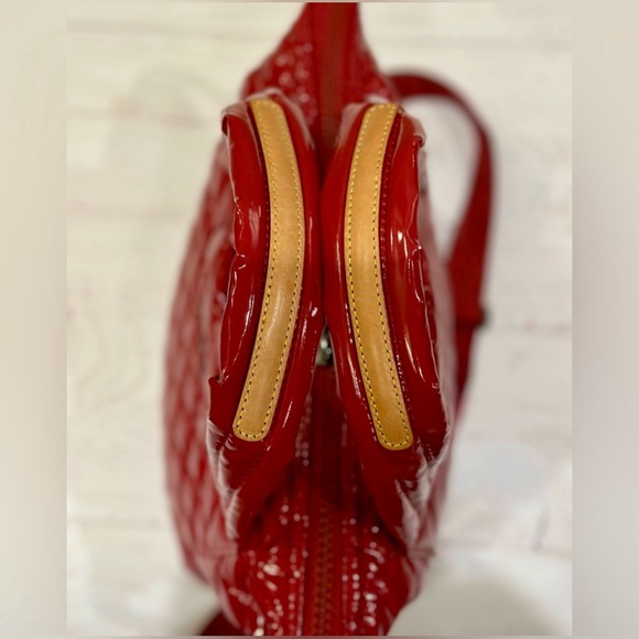 MZ Wallace Rouge Lacquer Small Metro Deluxe Bag - Picture 7 of 16